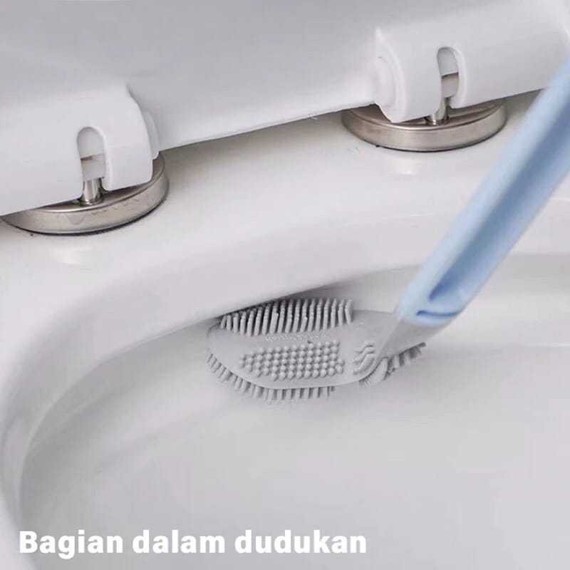 (Takin) Sikat Kamar Mandi Silikon / Sikat Pembersih Toilet Silikon Golf / Sikat Toilet WC Closet Kam