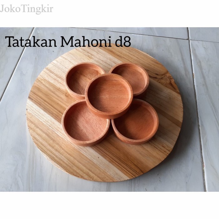 

Tatakan kayu Mahoni/ Tatakan Gelas/ tatakan Cangkir Kayu Mahoni D8cm murah