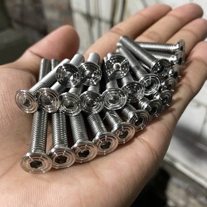 baut L calter bak kopling magnet CB GL MP TIGER bak koplling kanan kiri + tutup gear mp/tiger stainl