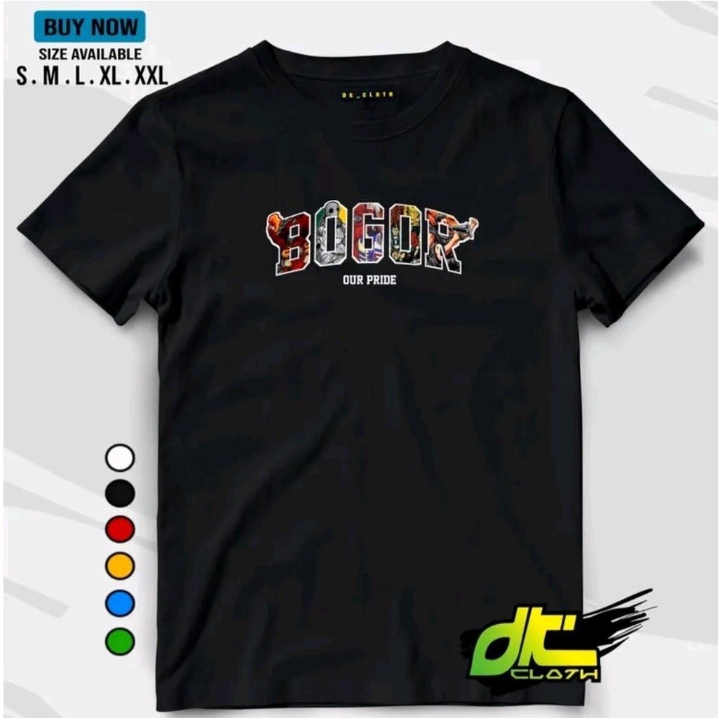 COD baju kaos BOGOR OUR PRIDE / kaos kota bogor