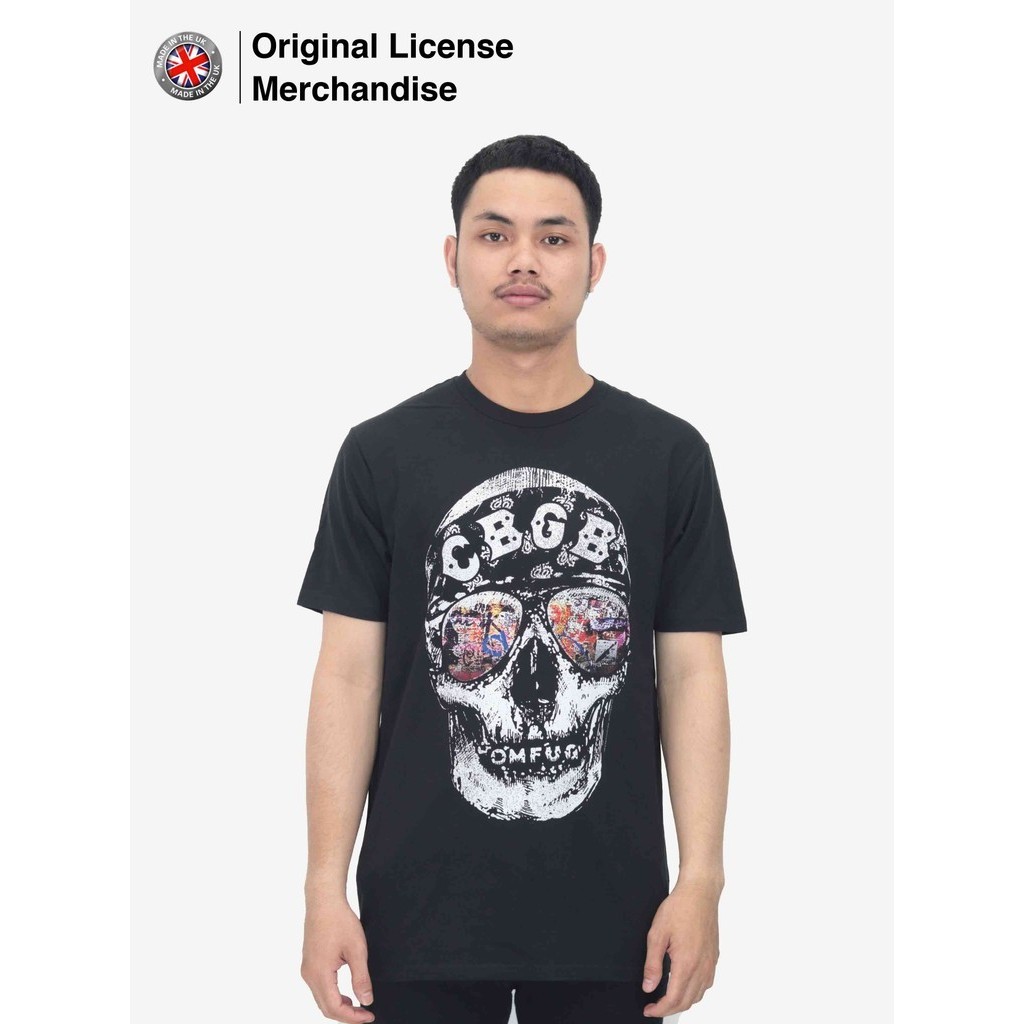 Baju Kaos Shirt Dewasa Pria Cowok Wanita Premium Import US Musik Band Original Official CBGB Reflect