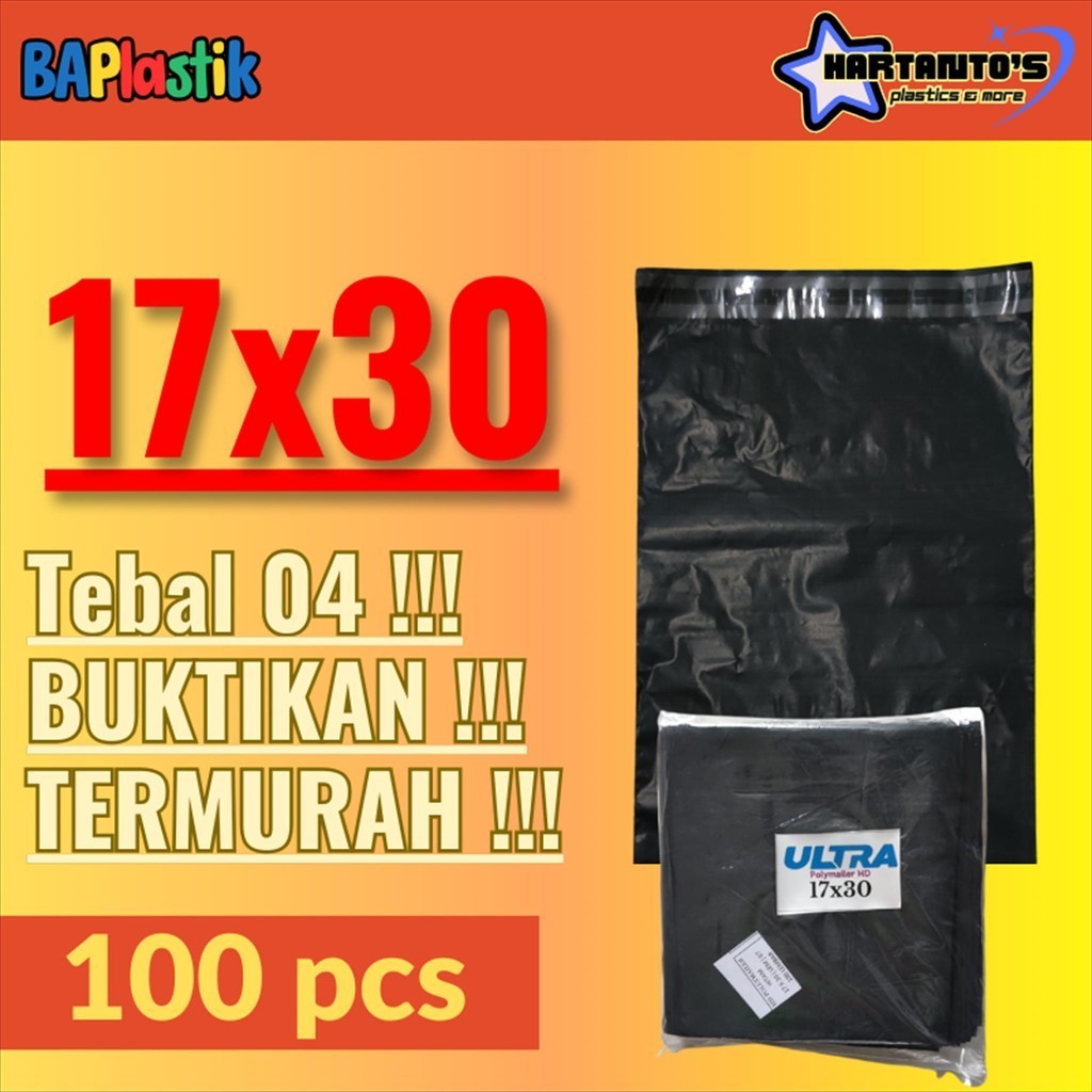 

Polymailer 17x30 Premium ULTRA Hitam Plastik Online