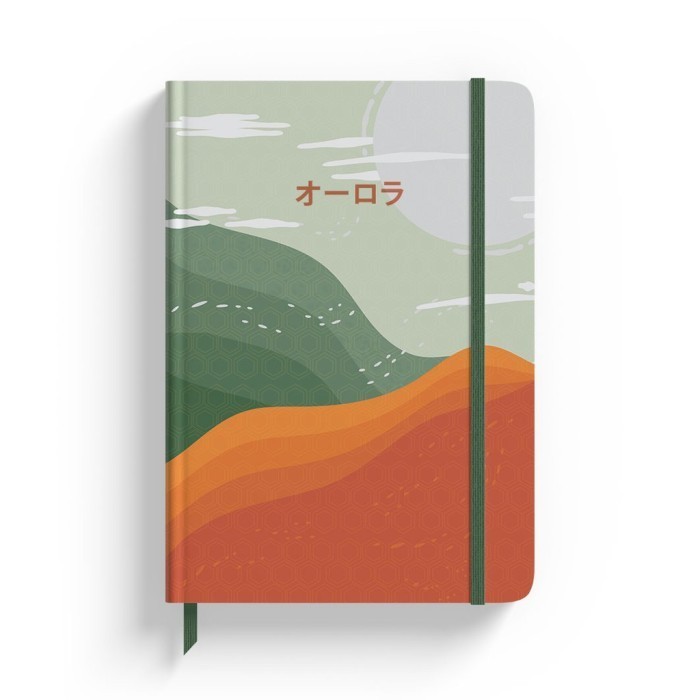 

Basic Notebook - Japan Mountain Custom Notebook - Bullet Journal - GRID