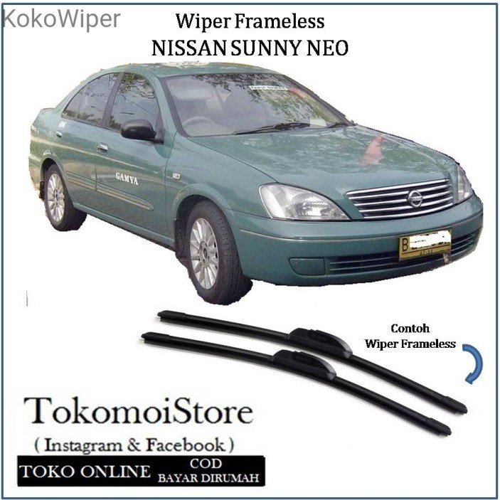 KokoWiper Wiper Banana Nissan Sunny NEO