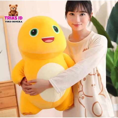 D33EE Boneka Dino Nailoong Jumbo Ukuran 70 CM Boneka Dino Kuning Boneka Dino Nailong Dino Nailoong
