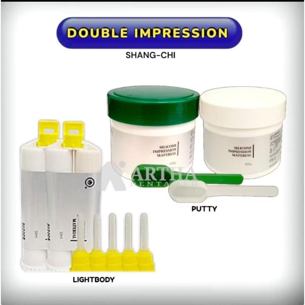DENTAL PUTTY Shangci  + LIGHT BODY SET