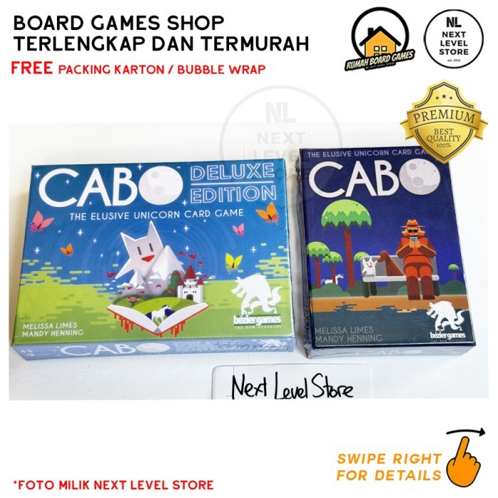 Cabo Deluxe Edition Board Games Card Game Permainan Kartu Party Friend