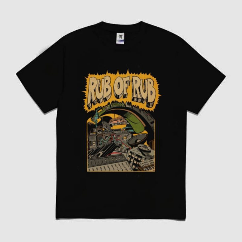 Tshrit Baju Rub Of Rub - T-shirt black New Merchandise / Kaos Band rub of rub