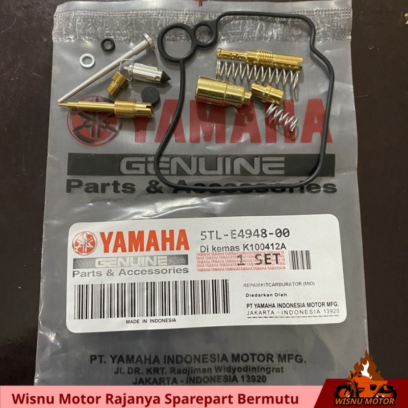 5TL REPAIR KIT MIO SPORTY SMILE KARBU OLD LAMA FINO SOUL YAMAHA MOTOR REPAIRKIT KARBURATOR PILOT JET
