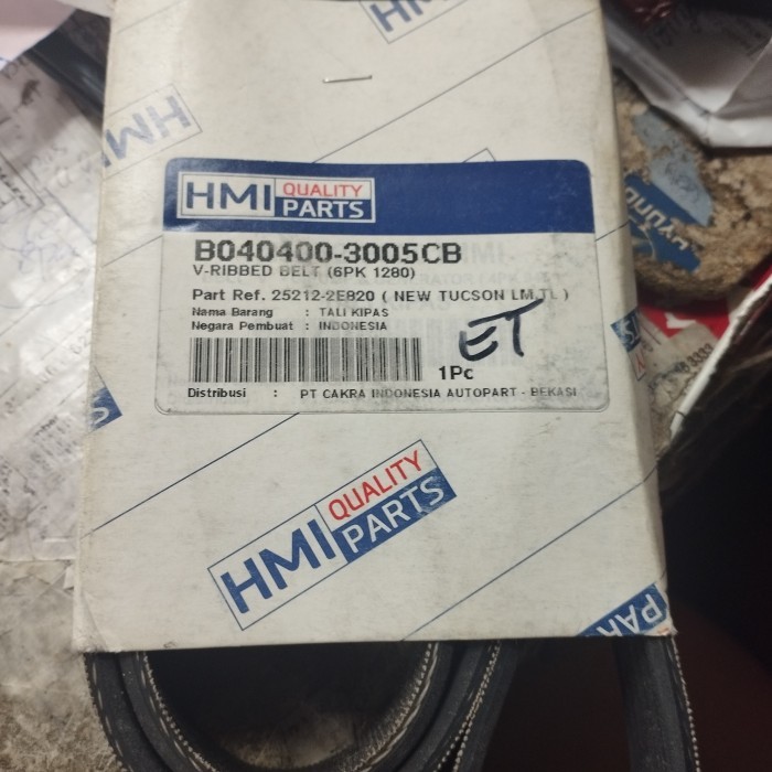 Tali kipas fan belt  all new carens New tucson 6pk 1280 BARU