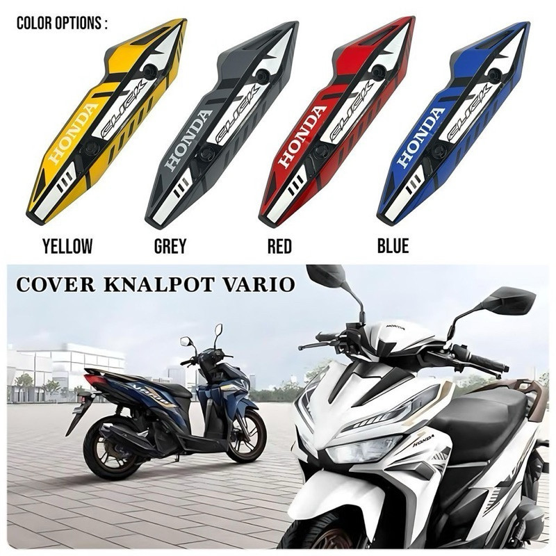 Cover Tutup Knalpot Vario 125 150 Tameng Knalpot Variasi Model Terbaru