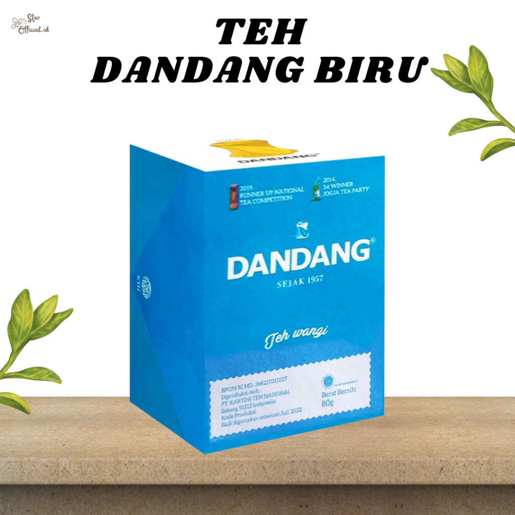 

Teh Dandang Biru 40gr 80gr - Teh Tubruk - 1 slop isi 10 box 40gr -1 slop isi 5 box 80gr