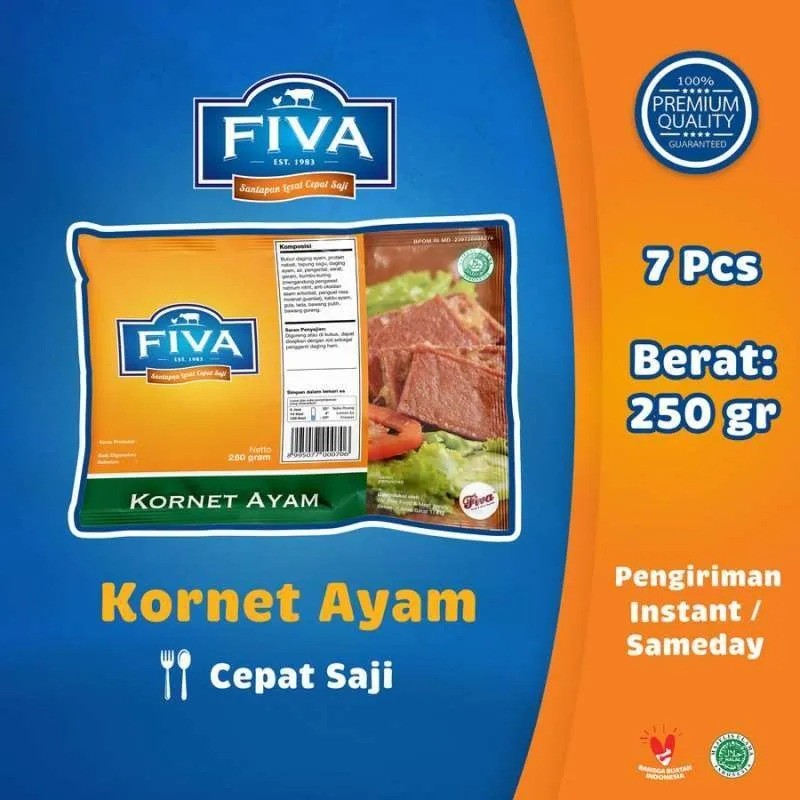 

FIVA KORNET AYAM 250 GR ISI 7
