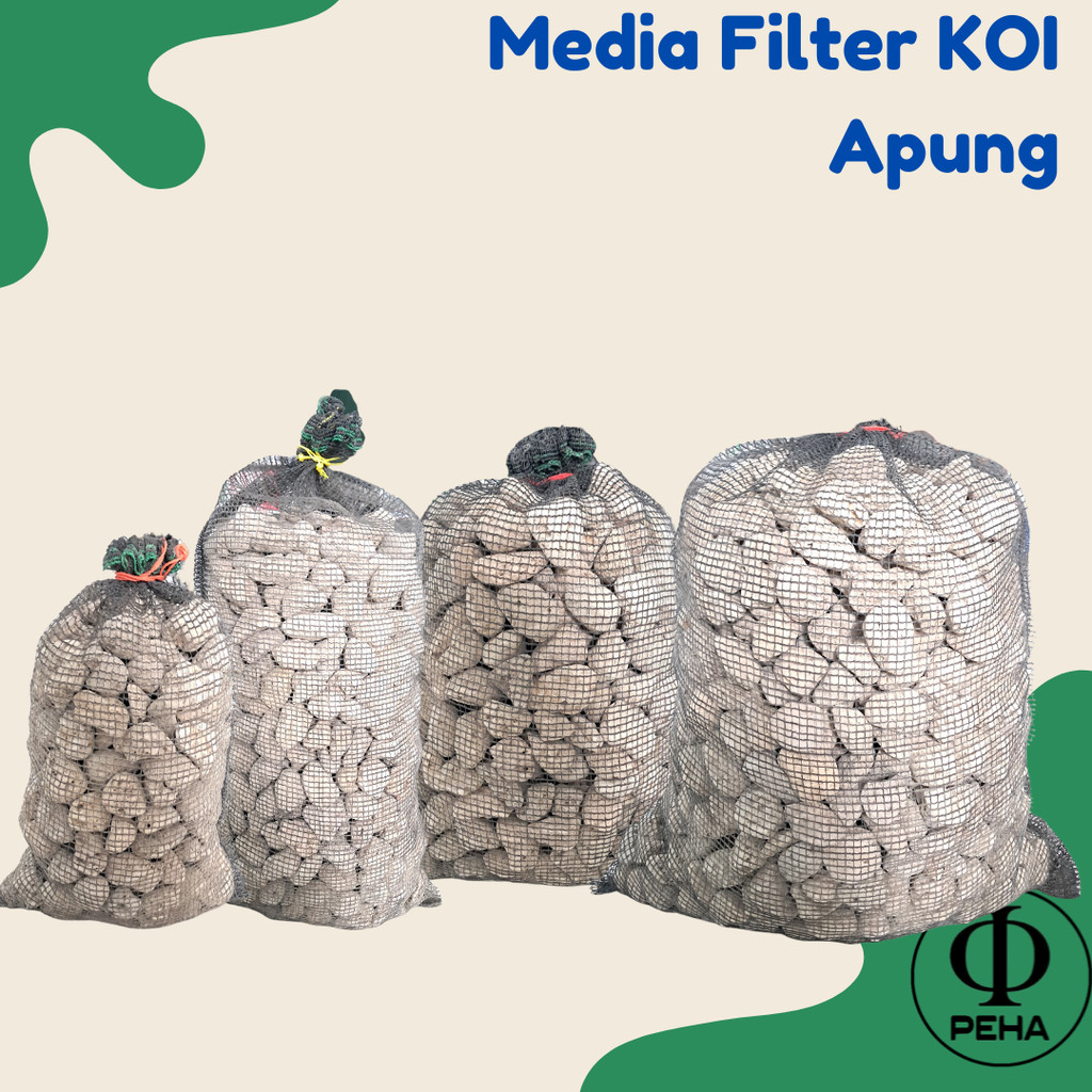 Media Filter Batu Apung Kolam Koi Siap Pakai Media Filter Kolam Koi