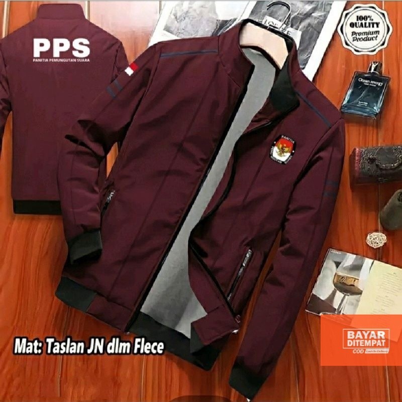 JAKET WINTER RUBBY PPS PKU / JAKET PPS / JAKET PEMILU 2024 / JAKET PPS KPU /JAKET PRIA  jaket custom