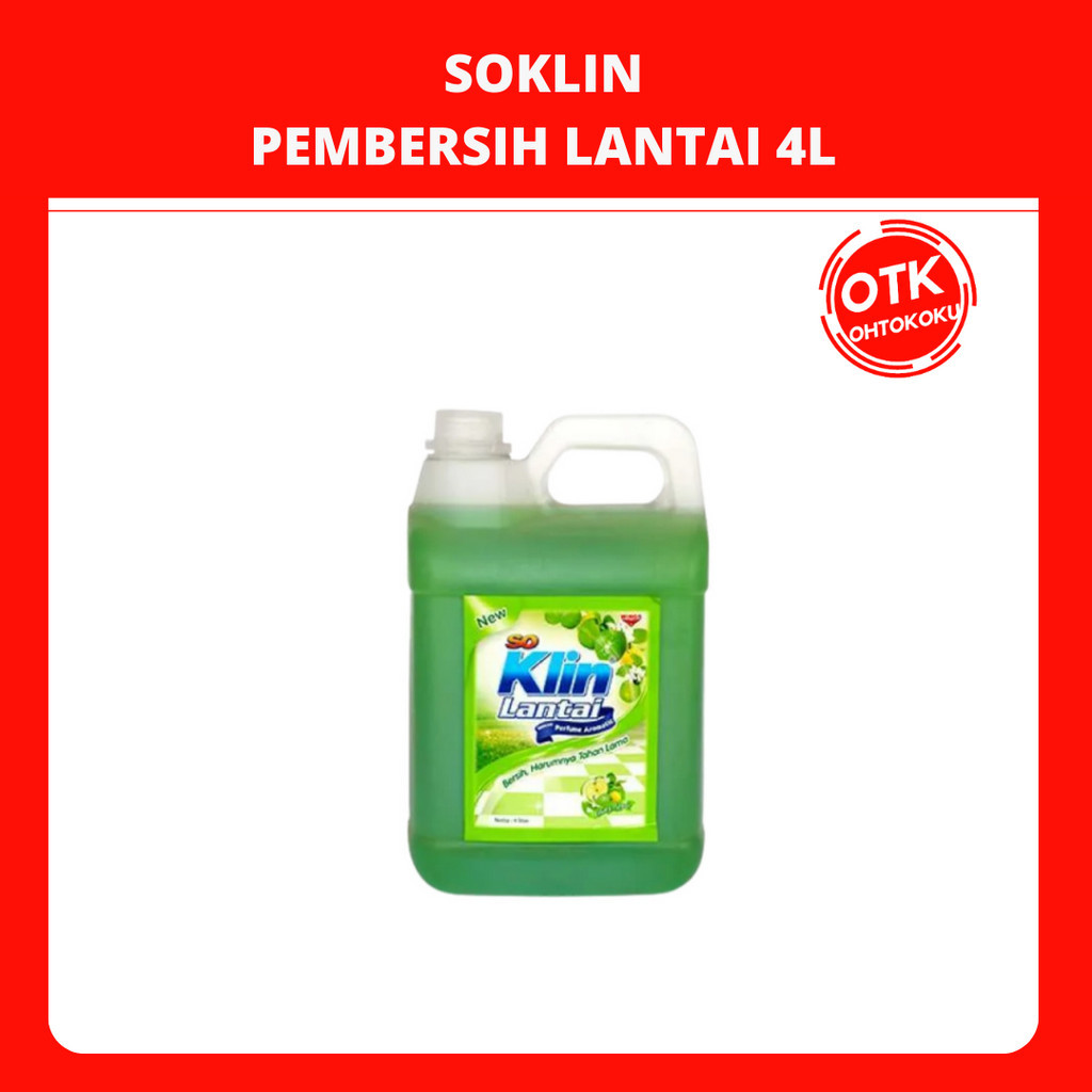SOKLIN PEMBERSIH LANTAI 4LITER JERIGEN