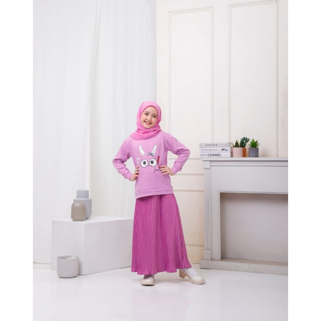 7993 Set Plisket Naira by Mini Dolphin