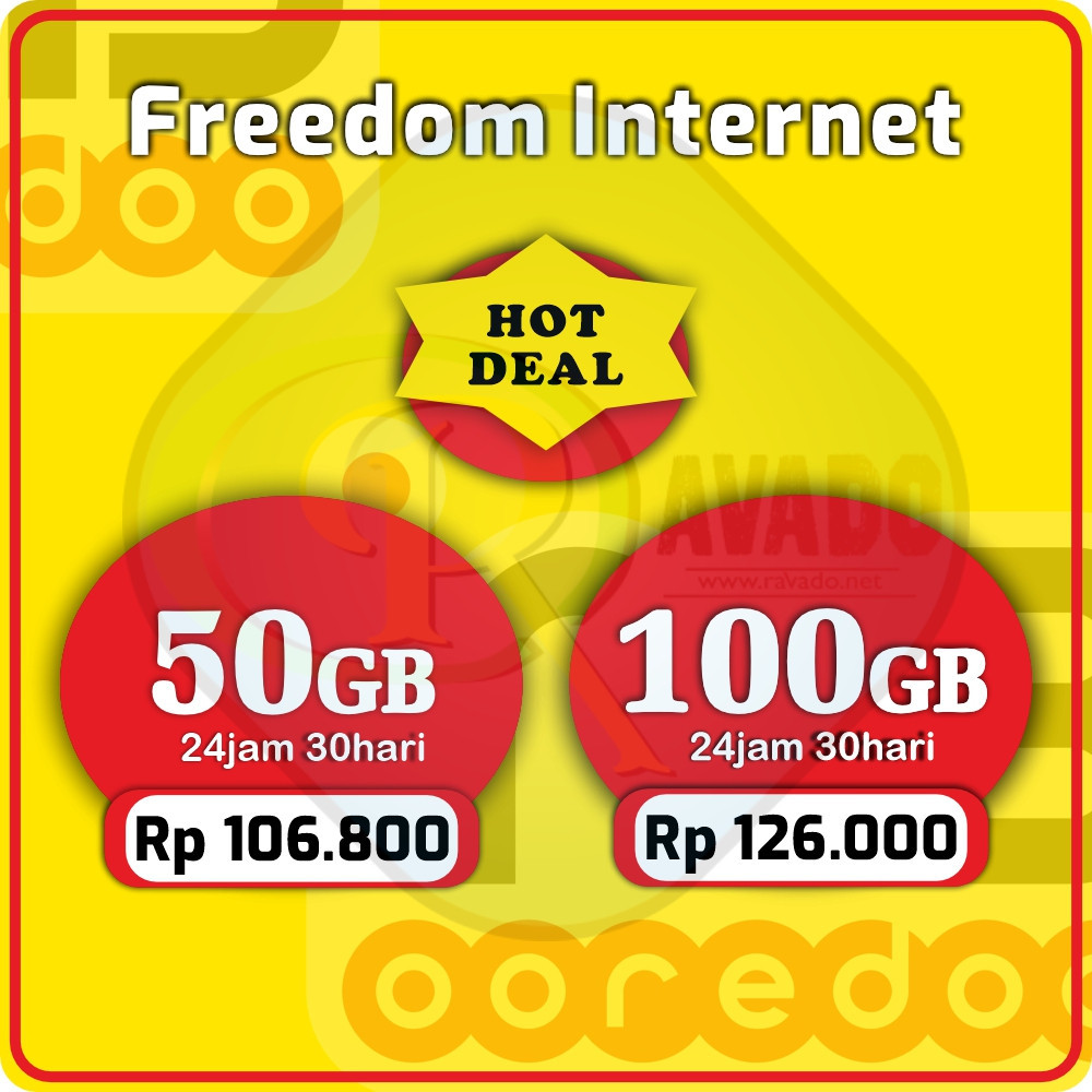 PAKET DATA KUOTA INTERNET MURAH INDOSAT NEW FREEDOM UNLIMITED  INTERNET ORI MAX