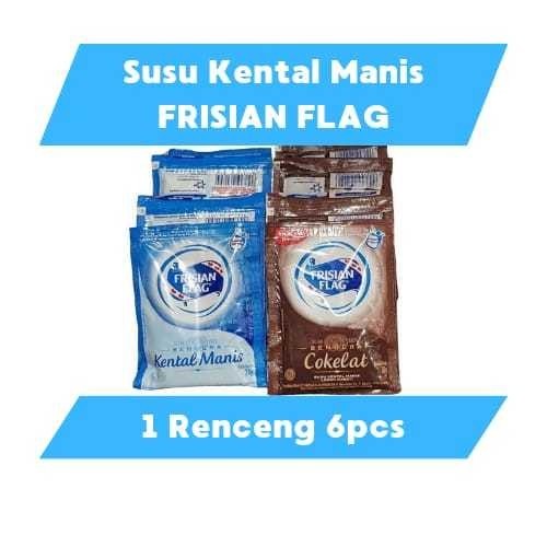 

Susu Kental Manis Frisian Flag Sachet Renceng isi 6 Kental Manis FF