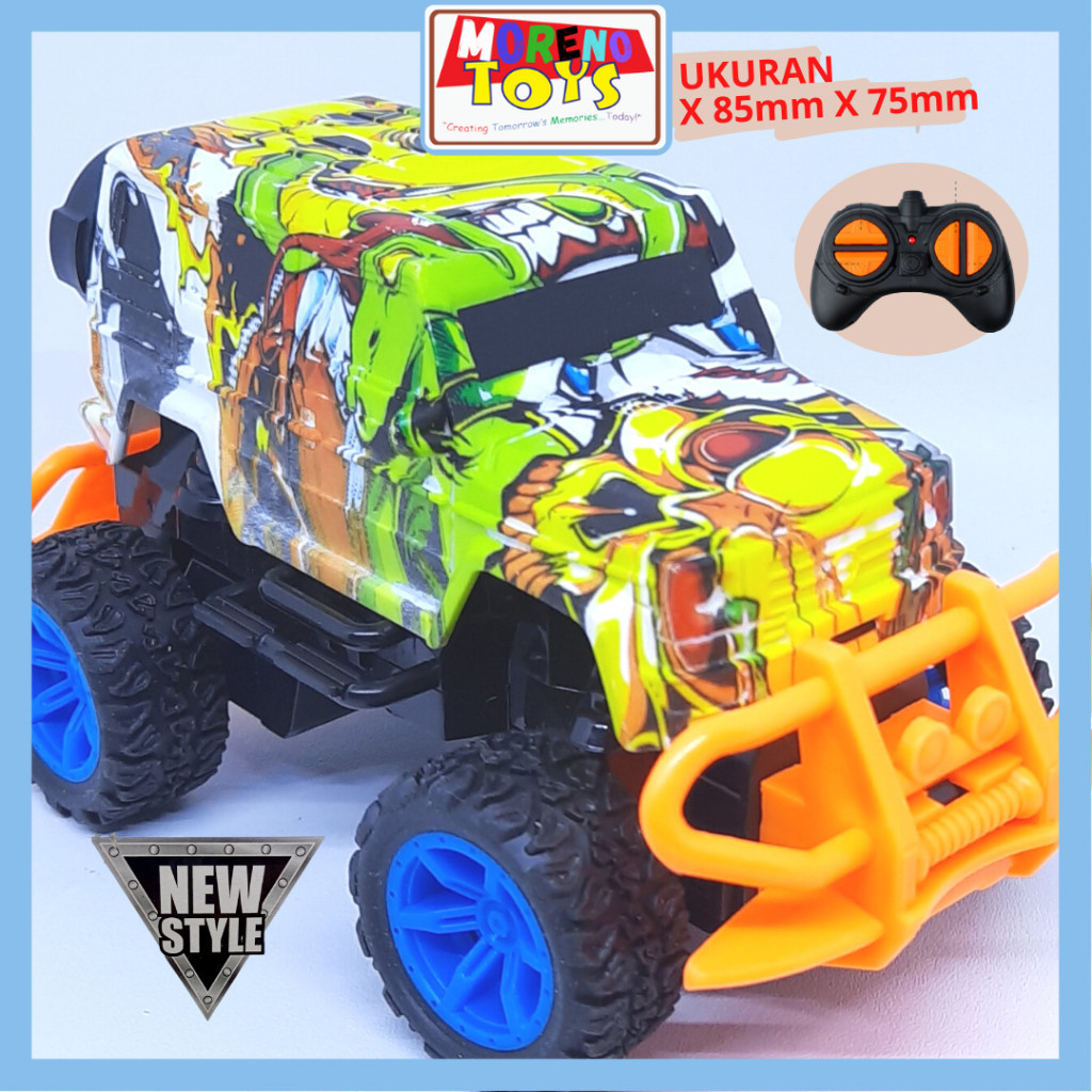 Mainan Anak Mobil Remote Control Climber Mini Rc Car jeep Truck Offroad New Versi BerKualitas SNI