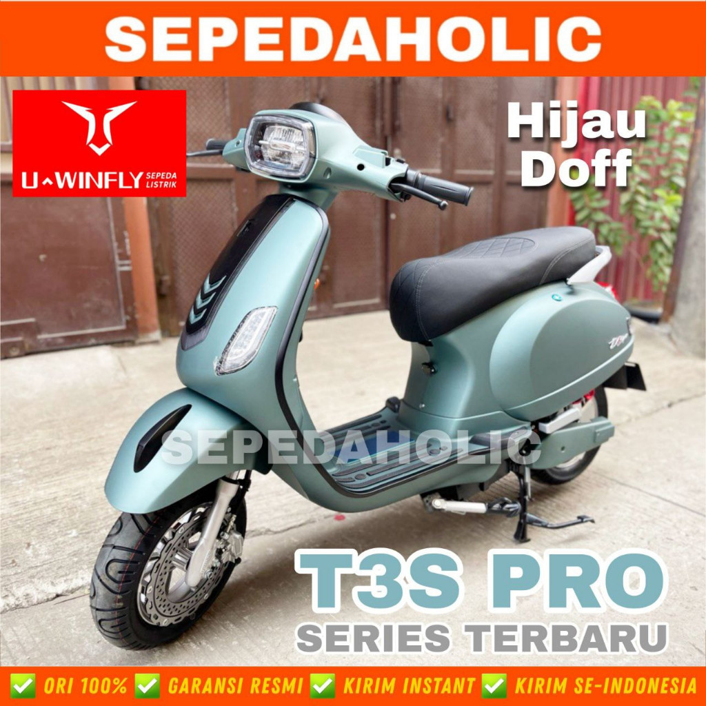 Sepeda Motor Listrik UWINFLY T3S PRO NEW 1200 Watt Electric E Bike