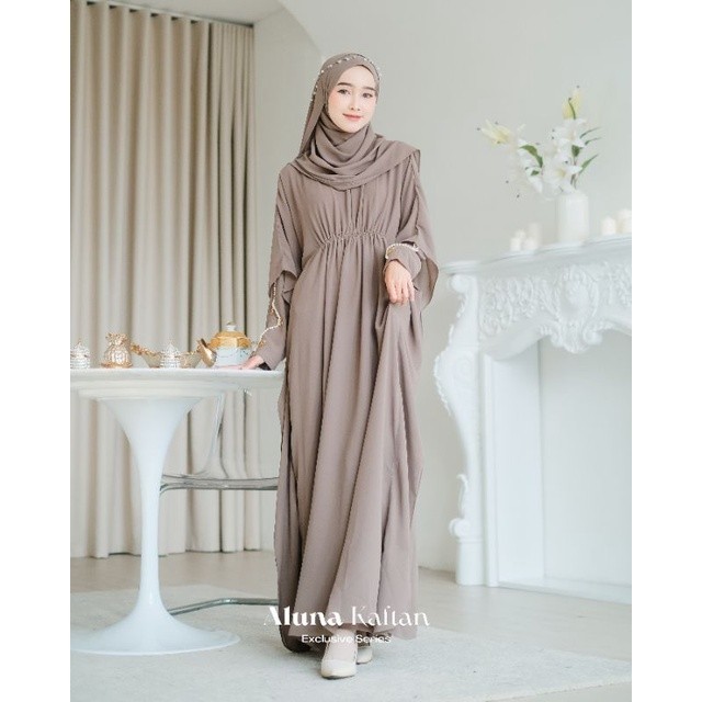 ORI KAZAMI FREE GIFT ALUNA KAFTAN KAZAMI STORE - GAMIS MURAH SYARI - DRESS DEWASA KAZAMI OFFICIAL