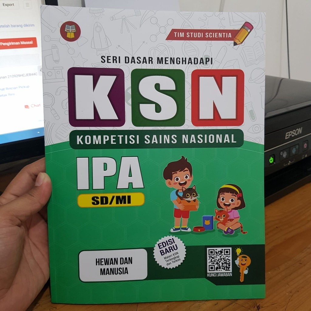 BUKU OLIMPIADE IPA (KSN IPA) SD/MI HEWAN DAN MANUSIA - YRAMA WIDYA