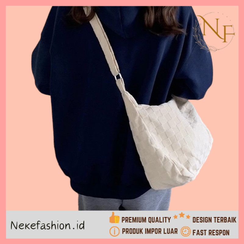 NEKE FASHION Premium Kualitas - Tas Selempang Wanita Kuliah Tas Selempang Wanita Kerja Tas Selempang
