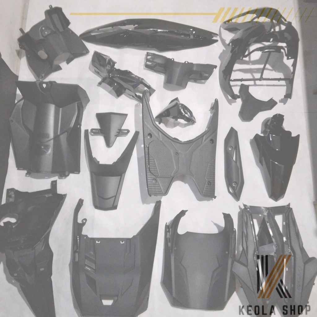 Full Body Beat Street / ESP K81 2016 2017 2018 2019 Hitam WIN | complete set bodi kasar halus motor 