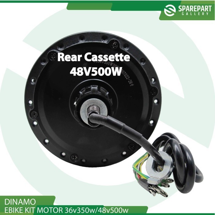 HOT PROMO Dinamo motor bldc ebike kit sepeda roda belakang 48v 500w