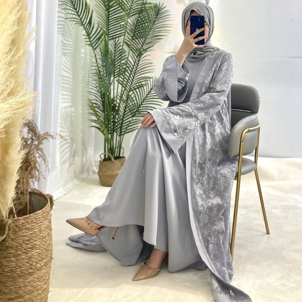 FW24-19202 Terusan Muslim. Women's Fashion Kaftan Abaya Burqa Dress