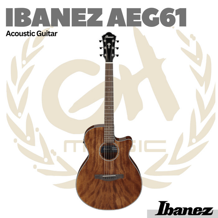 Ibanez AEG61-NMH Acoustic Guitar - Gitar Akustik