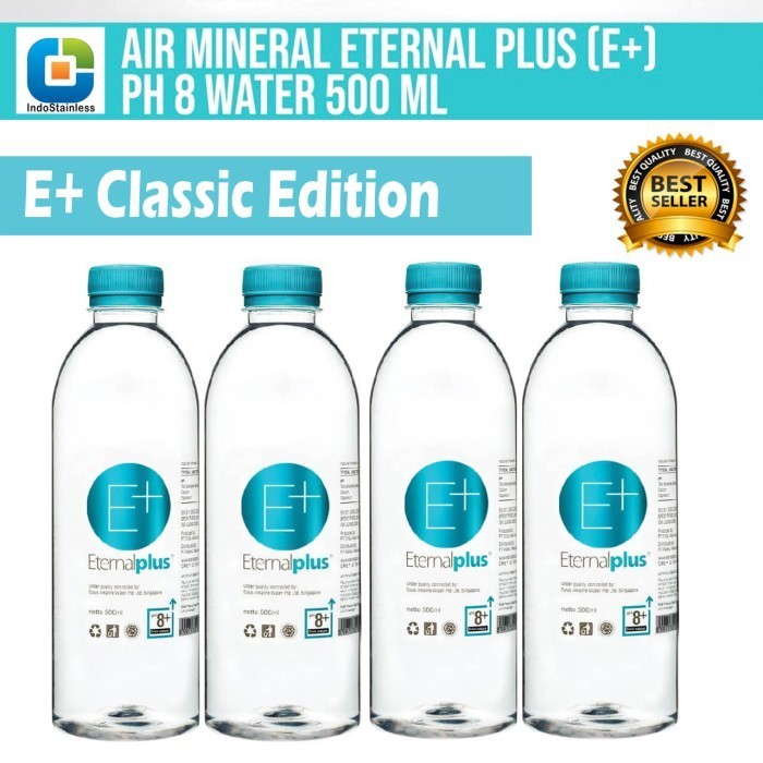 

AIR MINERAL ETERNAL PLUS (E+) 500ML WATER FOR FAMILY PH 8+ ALKALINE - Classic