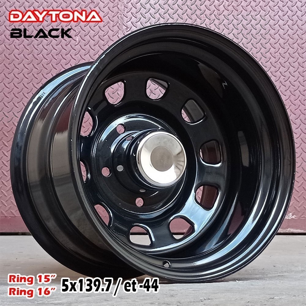 Velg Mobil Besi Ori DAYTONA Offroad Baut 5x139.7 Ring 15
