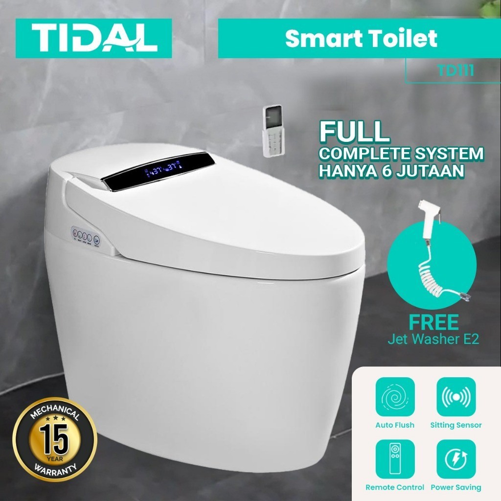 Smart Toilet / Kloset Duduk Full Automatic System Tidal TD111