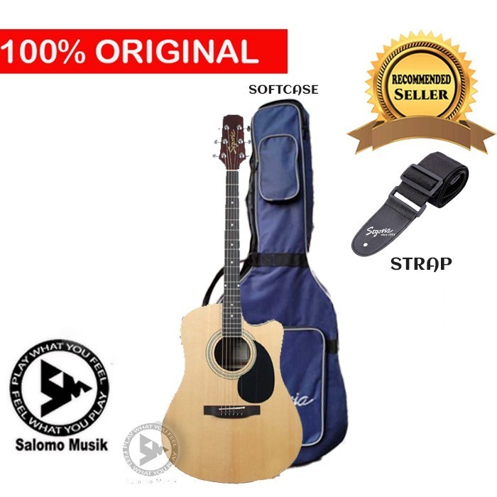 Gitar Akustik Elektrik Segovia DC07 Varian Warna - GTS