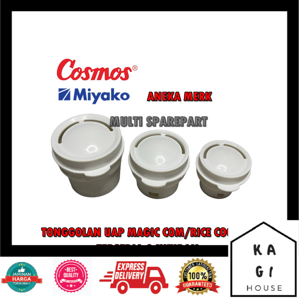 Tonggolan UAP air Magic com Tutup uap rice cooker cosmos aneka merk import hight quality