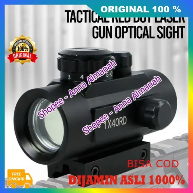 Bushnell Red Dot Teleskop Bushnell Lensa Target Red Dot Kaca Jernih Tahan Getar 100% ASLI ORI