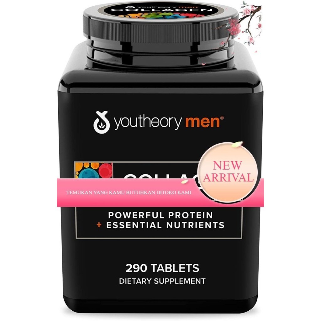 Youtheory Men Collagen 290 Tablet, Kolagen Pria