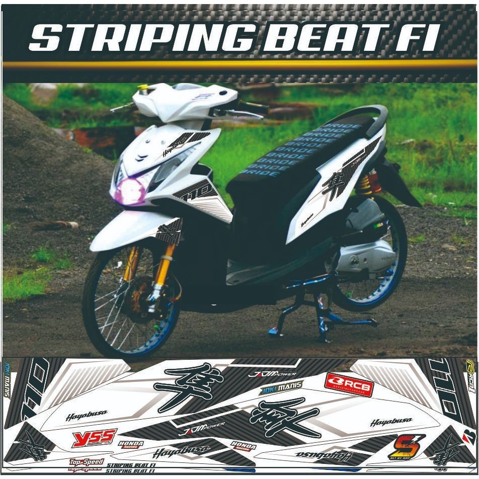 COD/ VARIASI SETIKER HONDA BEAT FI BEAT 2013 VARIASI STIKER BEAT 2014