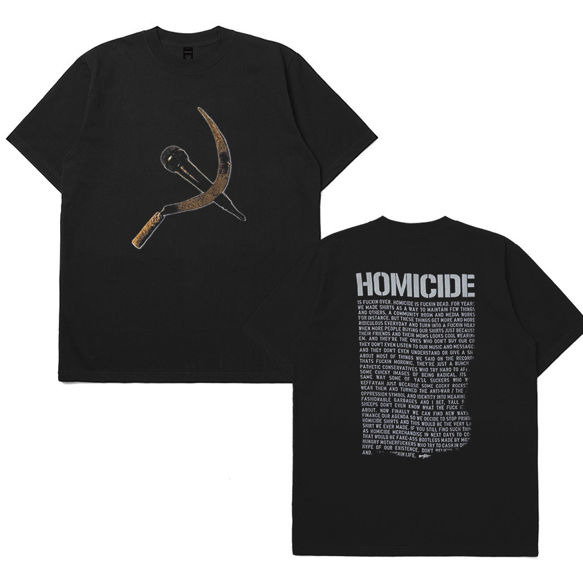 T-Shirt Band Homicide Mic Arit