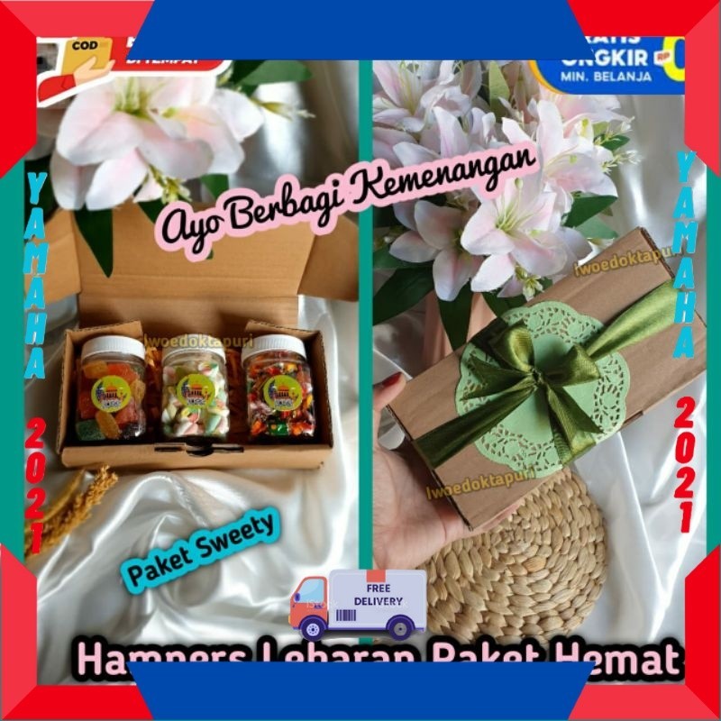 

KADO HAMPERS PASTRY ISIAN BANYAK FULL / Hampers Parcel Lebaran Hari Raya / SIAP KIRIM AMAN IDUL FITRI 1445