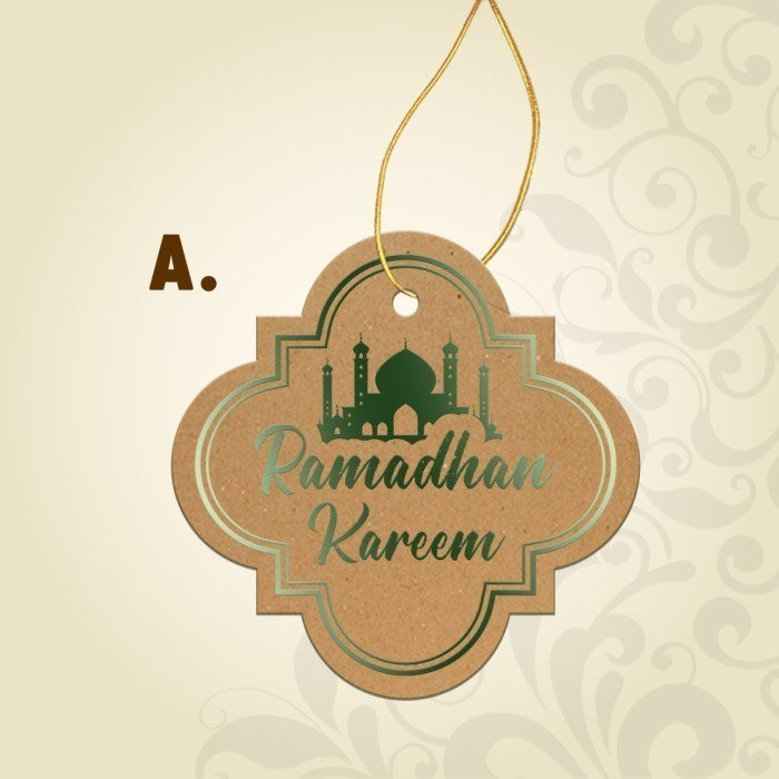 

Hangtag - Hang Tag - Aksesoris Lebaran Idul FItri isi 100 pcs - HTL2 HD