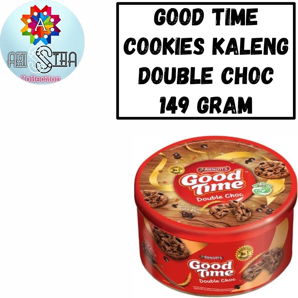 

Good Time 149 Gram Biskuit Chip Cookies Kaleng Double Choco