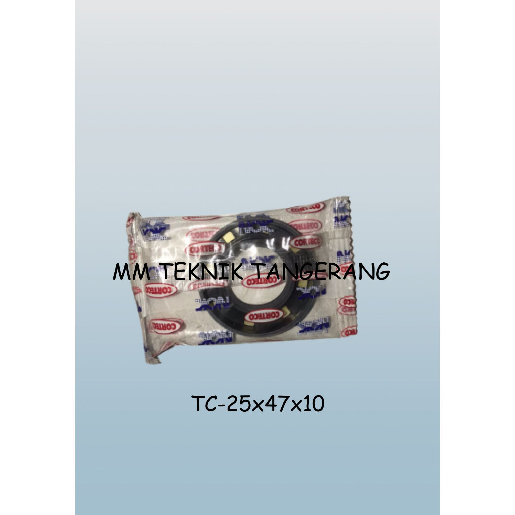 Oil seal TC 25x47x10 merk NOK 25 x 47 x 10 karet oli sil shock breaker 25 47 10