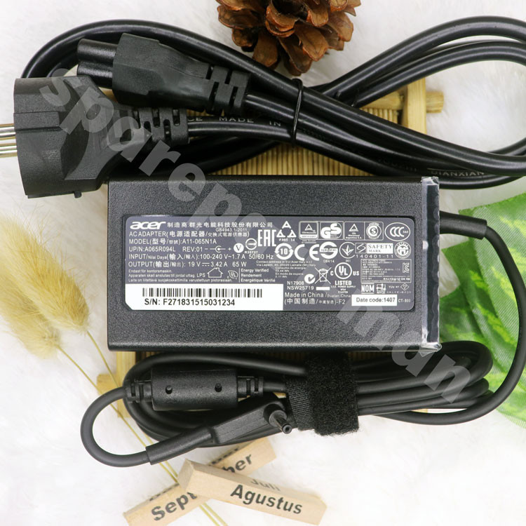 Adaptor Charger for Acer Aspire 3 A314-22 A314-35 Series N20Q1 Original