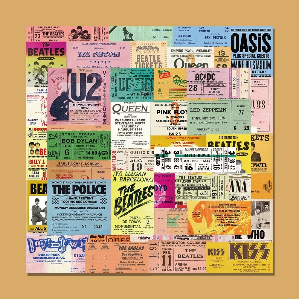 

PROMO 25 pcs Stiker Desain Tiket Vintage Anti Air Untuk Dekorasi notebook hello.nuza