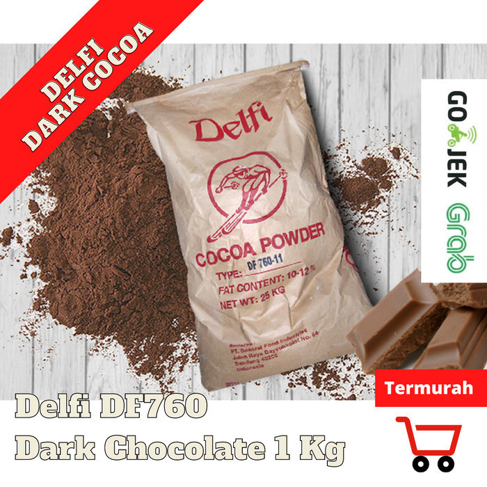 

COKLAT BUBUK DELFI DF760 COCOA POWDER 1KG | 100 - 500 g