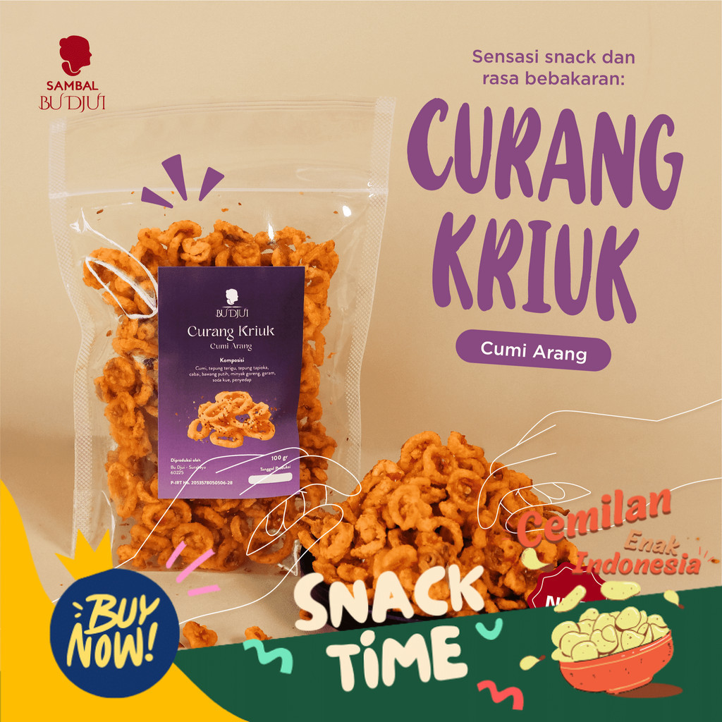 

PROMO SPESIAL SAMBAL BU DJUI Curang Kriuk