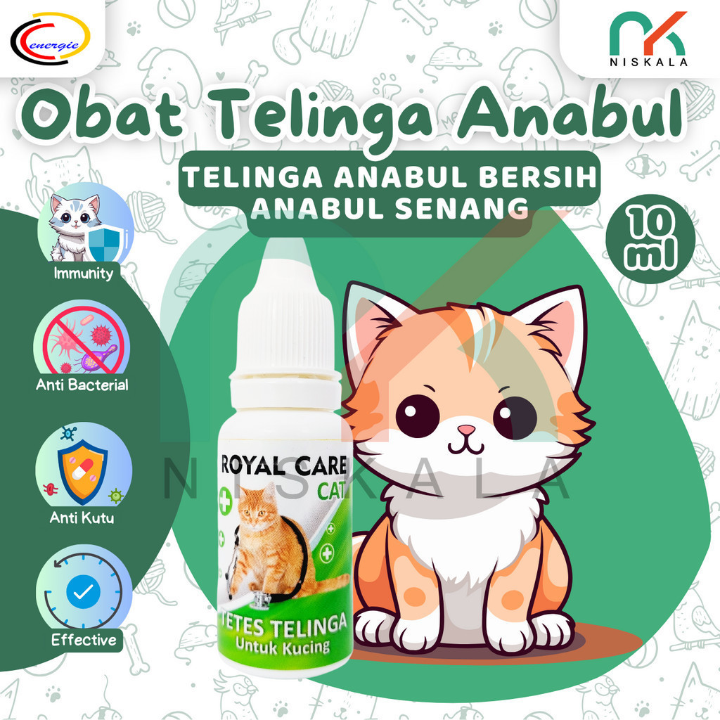 Obat Tetes Telinga untuk Kucing Anjing | Royal Care Telinga